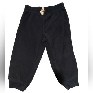 Kids Black Fleece Pants
